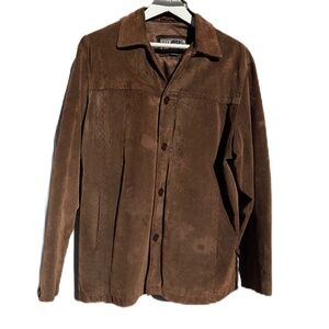 Redsand vintage leather field jacket brown Large